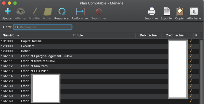Illustration : COGILOG (logiciel de gestion sur Mac) se met lui-aussi au mode sombre de Mojave