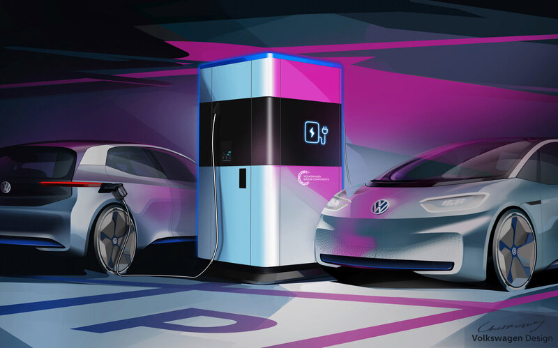 Illustration : Voitures électriques : Tesla proche de la voiture autonome et VW charge en mobilité