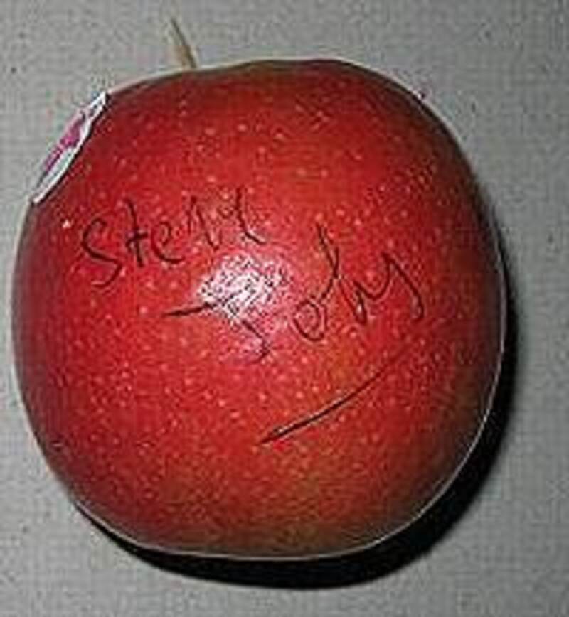 Illustration : Encrez la pomme !