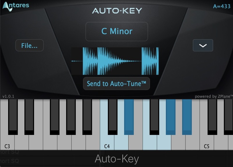 Illustration : Test d'Auto-Tune Pro, Access et Key : le leader de la correction vocale étoffe son offre