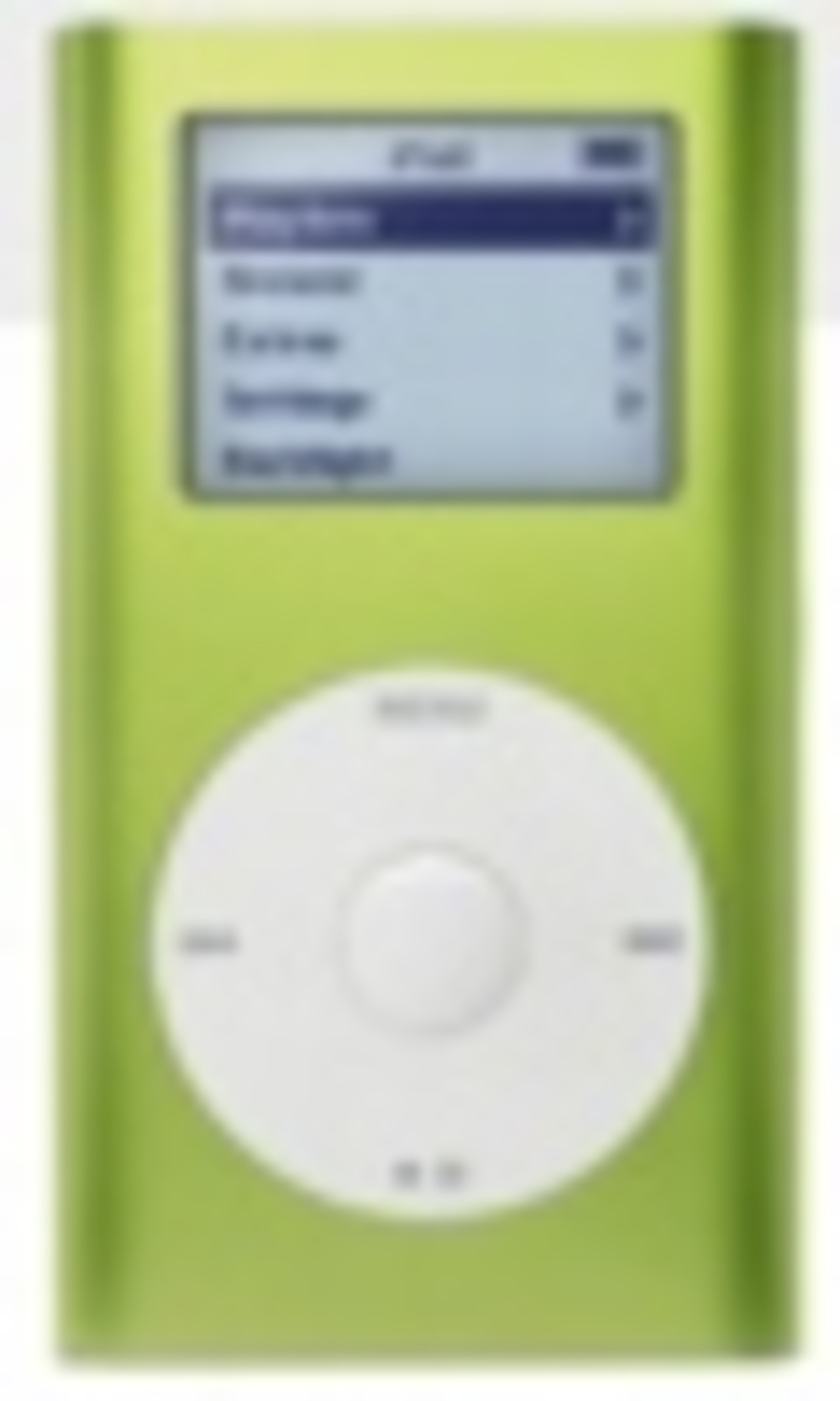Illustration : iPod Mini en commande