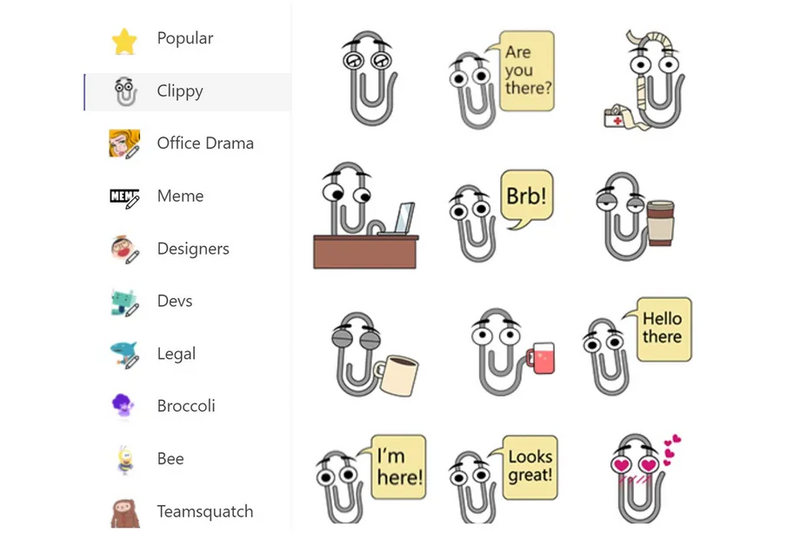 Illustration : Clippy : la mascotte de Microsoft conçue sur Mac fait son retour au sein de Teams