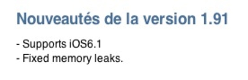 Illustration : iOS 6.1 : les premières applications compatibles débarquent
