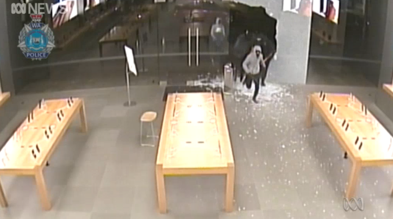 Un gang sévit en Australie et casse des Apple Stores