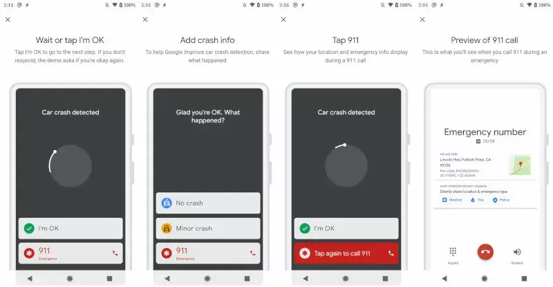 Les smartphones de Google vont détecter les accidents