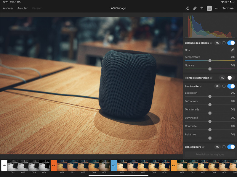 Pixelmator Photo sous iPadOS 13 : stockage externe, édition par lot, interface, Fichiers…