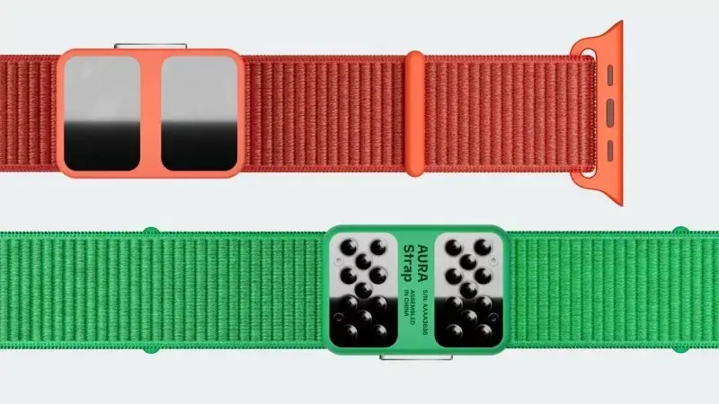 Apple Watch : le Smart Strap d'Aura intègre des capteurs biométriques #CES