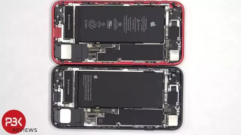 L'iPhone SE 2022 dispose d'une batterie de 2 018mAh (+10%)