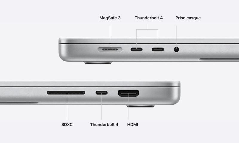 Illustration : Apple détaille le fonctionnement de la sortie casque des MacBook Pro 14 et 16 pouces