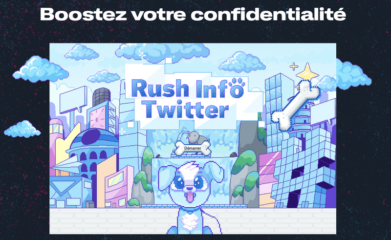 Twitter explique sa politique de confidentialité via un jeu (rigolo) sur le web !