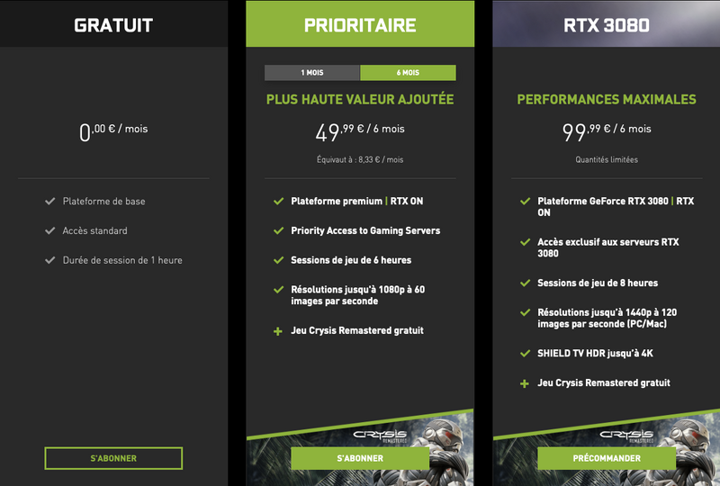 Illustration : GeForce Now : la formule RTX 3080 est disponible en Europe (+ vidéos de prise en main)