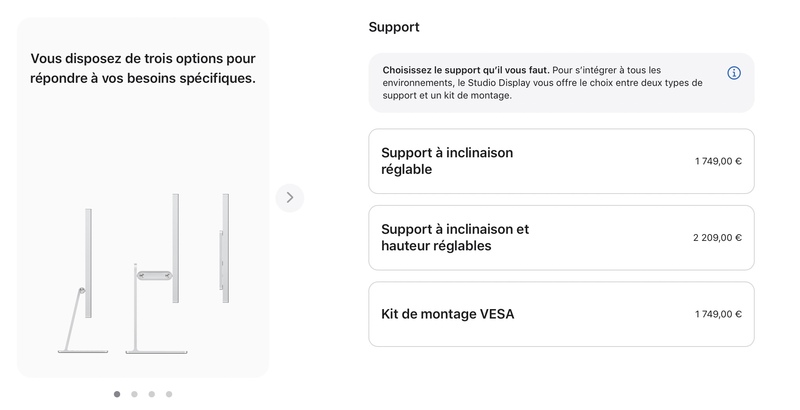 Le Mac Studio et l'écran Studio Display disponibles à la commande