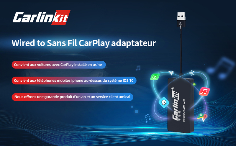 Illustration : #BlackFriday : ce boitier transforme votre CarPlay en version WiFi pour moins de 100€