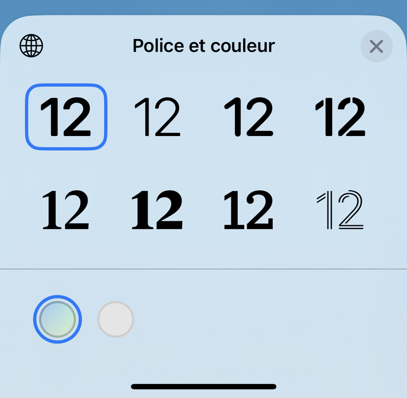 iOS16 peaufine la personnalisation des fonds d'écrans (police, widgets, calendrier...)