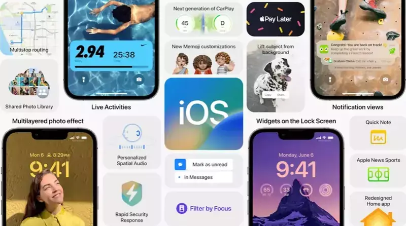 Quelles sont les nouveautés d'iOS 16.1 (Bibliothèque partagée, live activities, Satellite...)