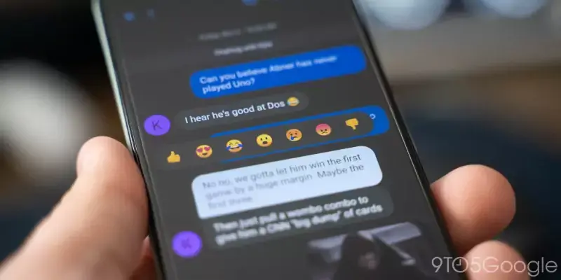 Google : Android retranscrit enfin les réactions des iMessages !