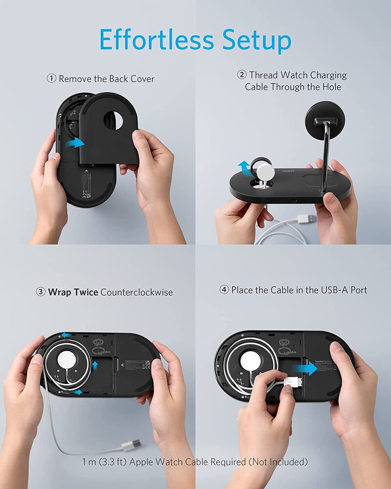 Illustration : Anker présente une nouvelle version de son chargeur sans fil 3-en-1