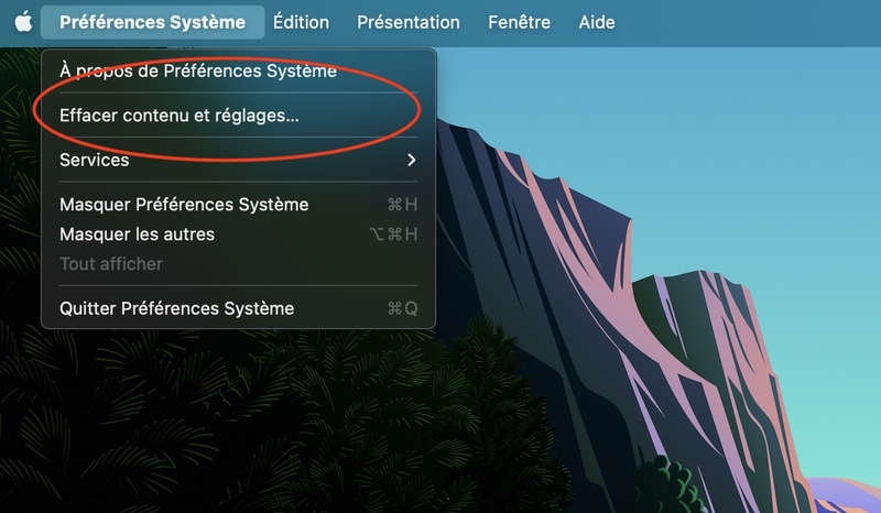 Illustration : Comment réinitialiser rapidement un Mac sous macOS Monterey