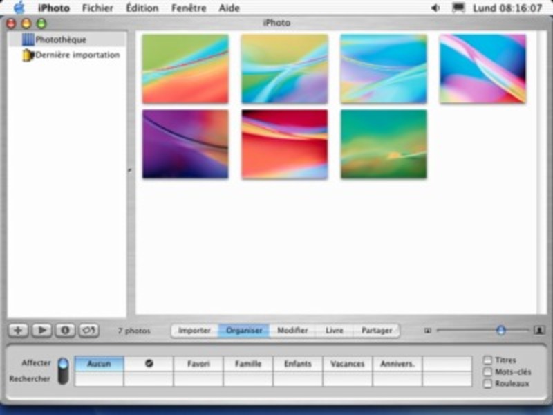 Illustration : iPhoto en image...