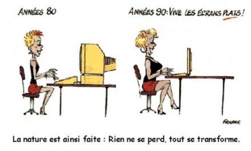 Illustration : Les effets du LCD... "Apple fait parfois de bons choix !"