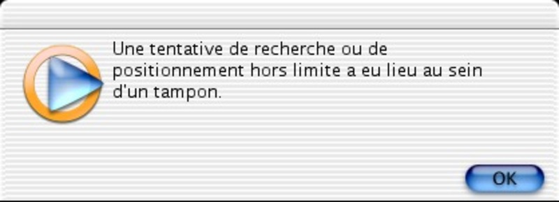 Illustration : Problème de tampon.