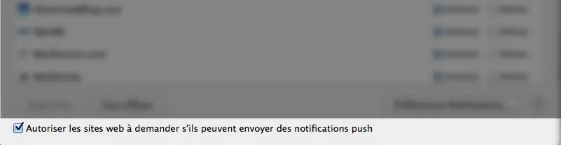 Astuce : bloquer les alertes d'inscription aux notifications push dans Safari