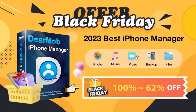 Black Friday : 100% de réduction pour sauvegarder votre iPhone avec DearMob !