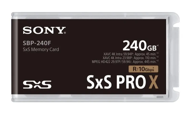 Un lecteur de carte Sony SxS Pro X en Thunderbolt 3 chez Sonnet