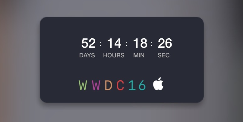 Combien de temps avant la prochaine keynote ? Il y a un widget pour cela !