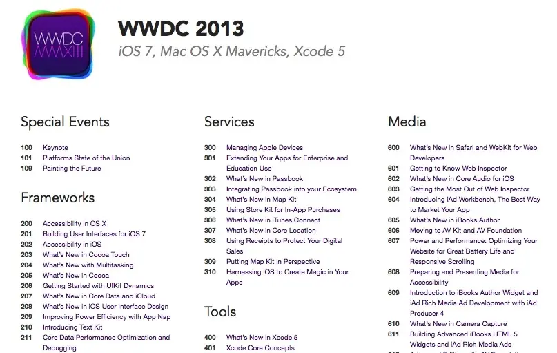 ASCIIwwdc : les conférences des WWDC, accessibles en retranscriptions textuelles