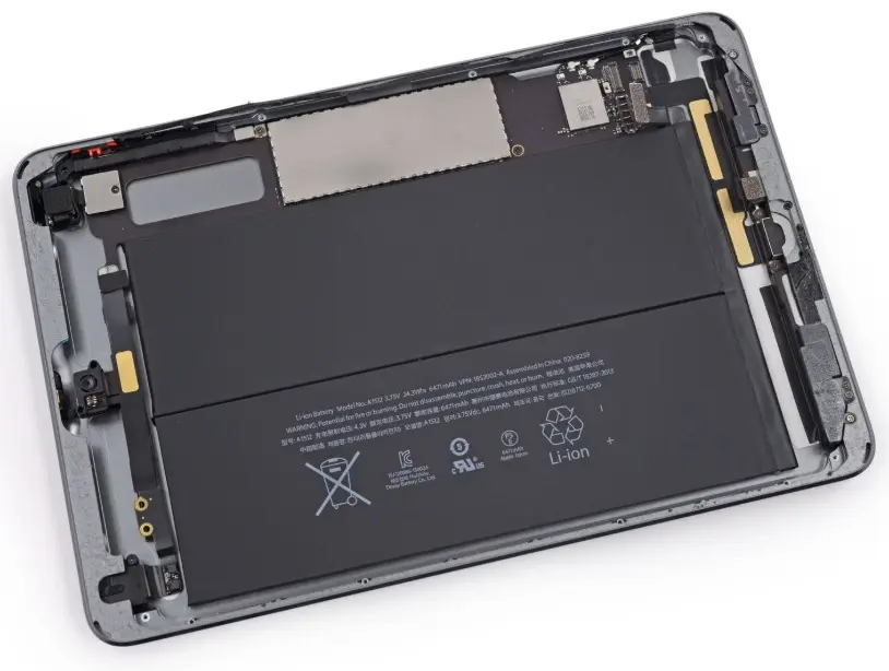 iPad mini Retina la tripe à l'air : une grosse batterie et un A7 moins puissant