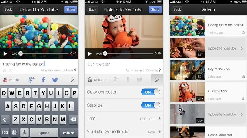 Google muscle YouTube Capture, son app de création de vidéos