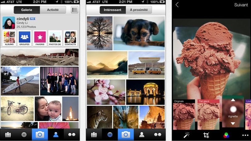 Flickr iPhone se met aux filtres et aux retouches photos