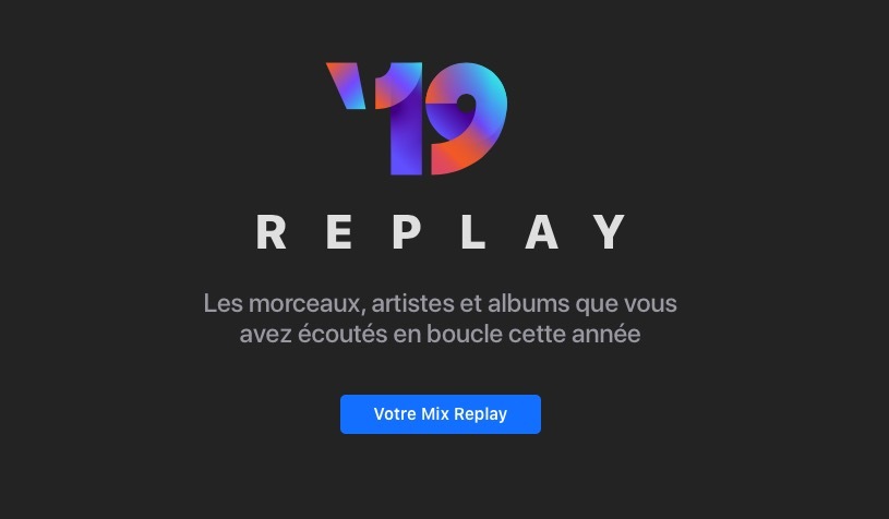 Apple Music offre le Replay'19 en avance à ses utilisateurs