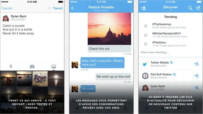 Twitter iOS améliore sa gestion des photos