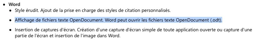 Office 2016 (Mac) prétend être compatible OpenDocument, mais dans les faits...