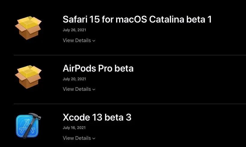 Apple propose une bêta de Safari 15 pour macOS Catalina