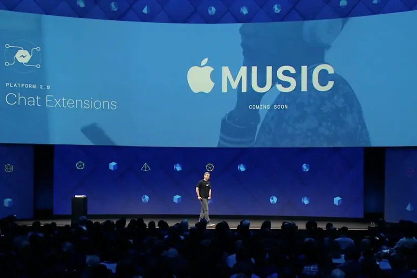 Facebook Messenger gagne une intégration Apple Music !