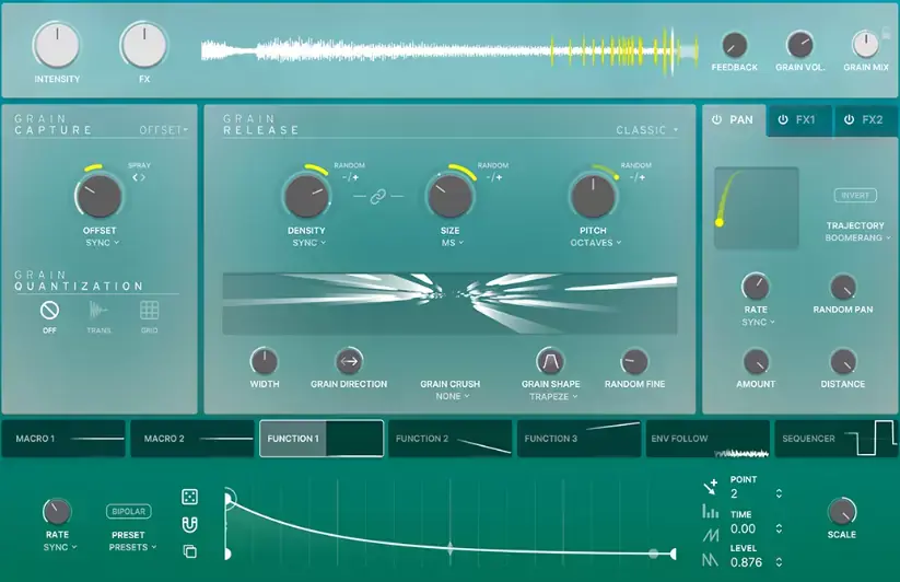 Efx Fragments : un nouvel effet inspiré de la synthèse granulaire chez Arturia