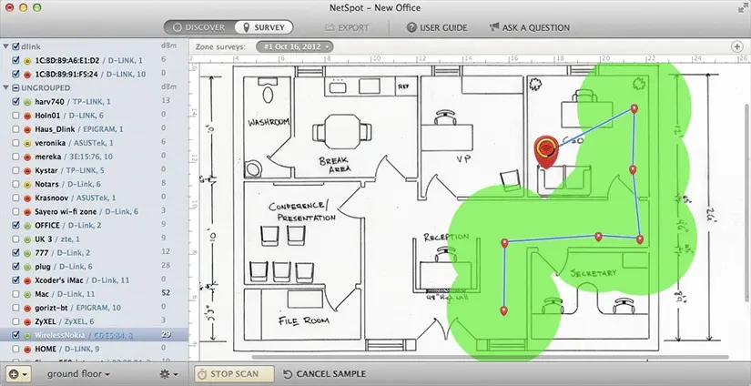 Test Express : NetSpot, un super logiciel de cartographie WiFi ! (et un code)