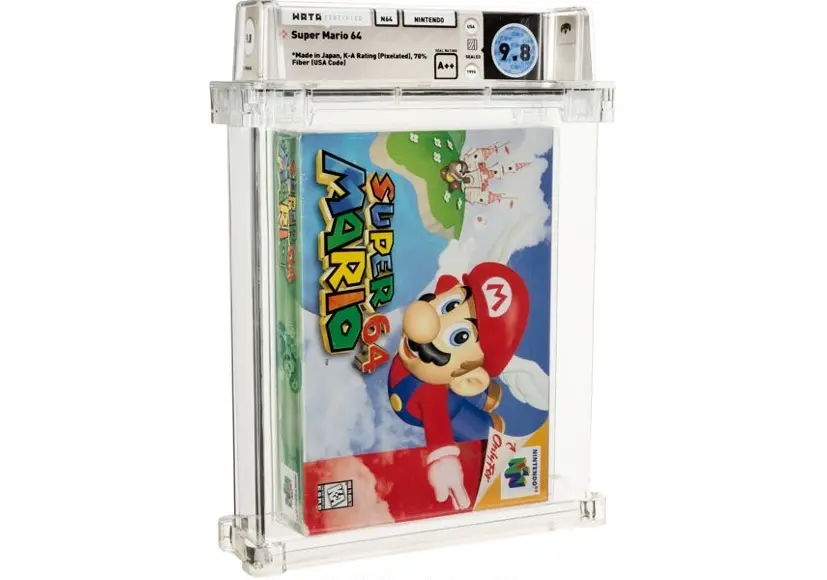 Une cartouche de Super Mario 64 vendue pour 1,5 million de dollars aux enchères