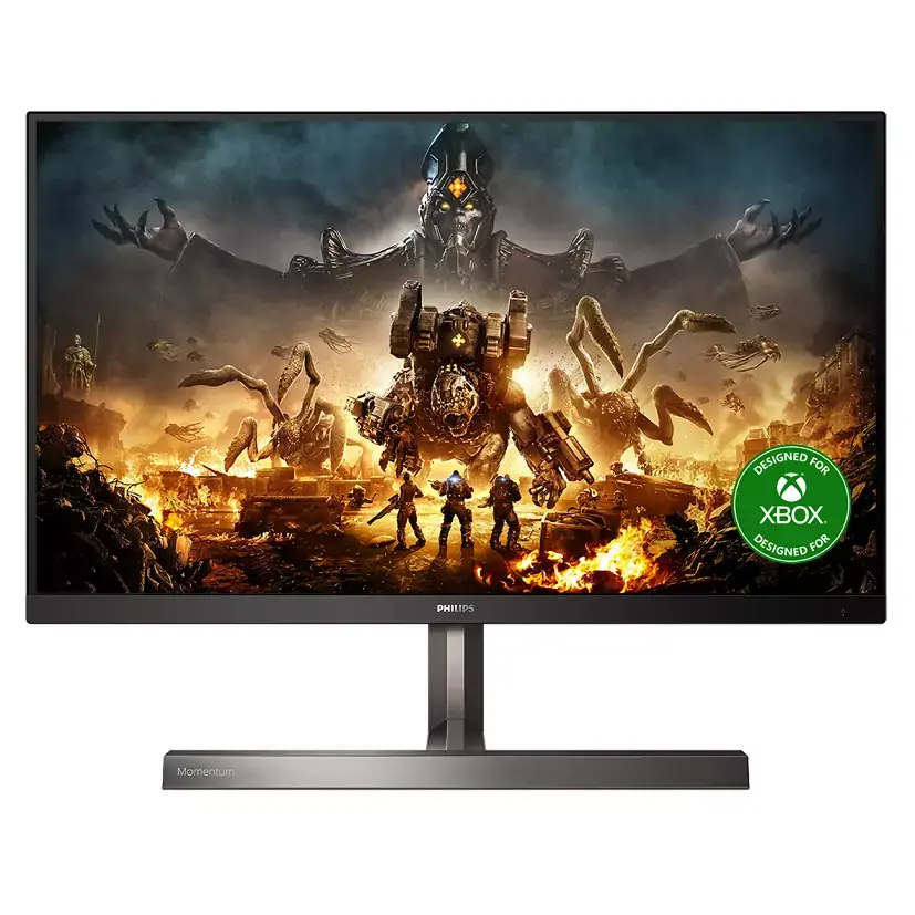 Deux moniteurs Momentum 27 et 32" 4K 120Hz HDMI 2.1 avec Ambiglow chez Philips