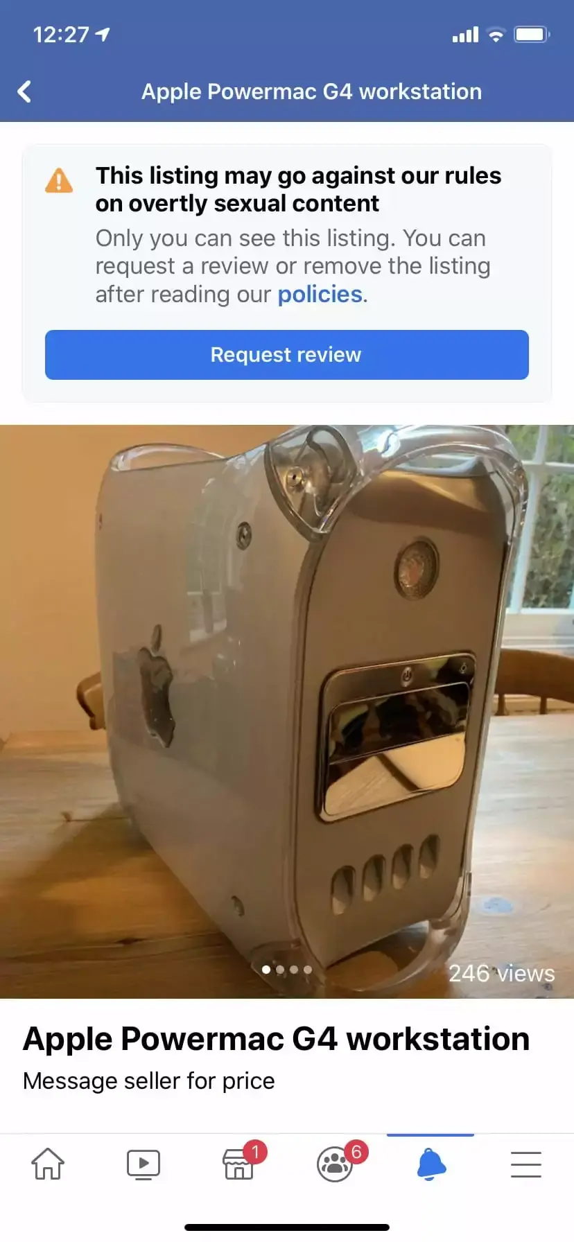 Insolite : le Power Mac G4 est trop sexy pour les algorithmes de Facebook