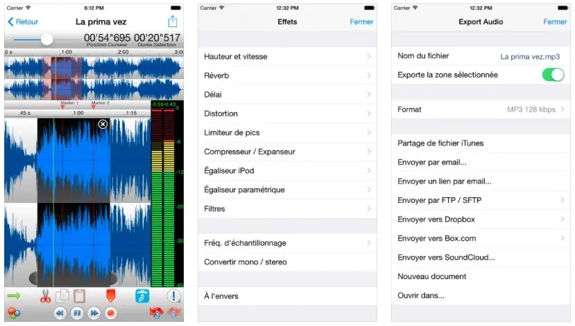 L'éditeur audio de TwistedWave est gratuit pour la première fois sur iOS