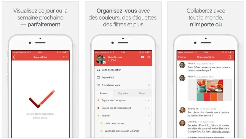 Todoist profite de 3D Touch et s'installe sur l'Apple Watch