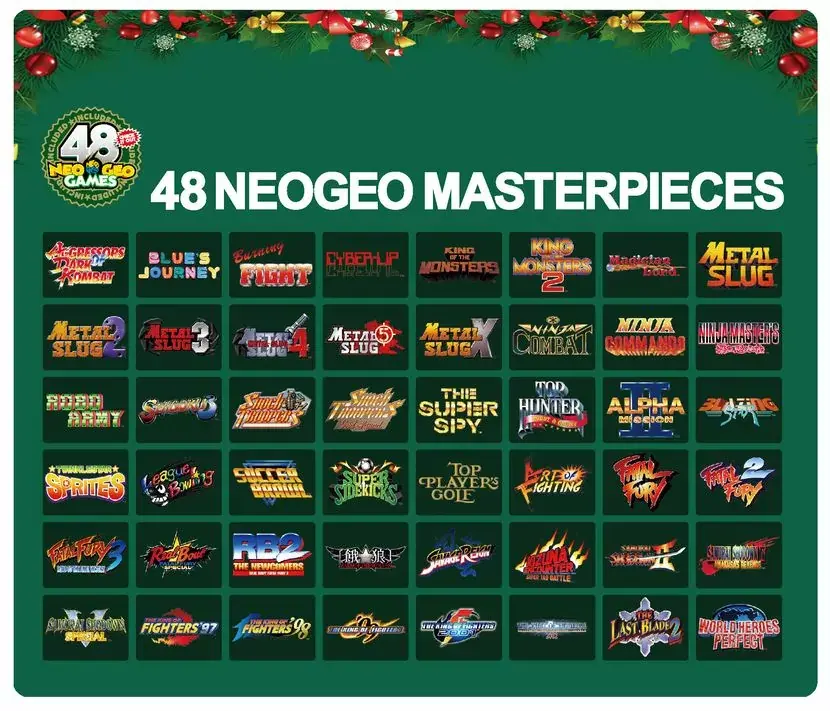 Neo Geo Mini : une édition limitée "spéciale Noël" avec de nouveaux jeux