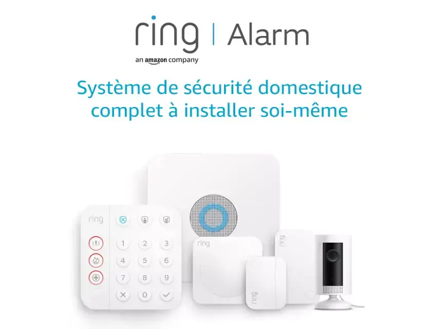 Promos :  routeur Wi-Fi 6 Mesh eero compatible HomeKit dès 97€, sonnette Ring dès 39€, Ring Alarm à 149€, Arlo Go à 265€