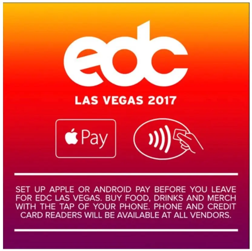 Apple Pay s'invite à l'Electric Daisy Carnival