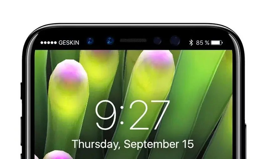 iPhone 8 : les caméras et capteurs resteraient visibles en façade