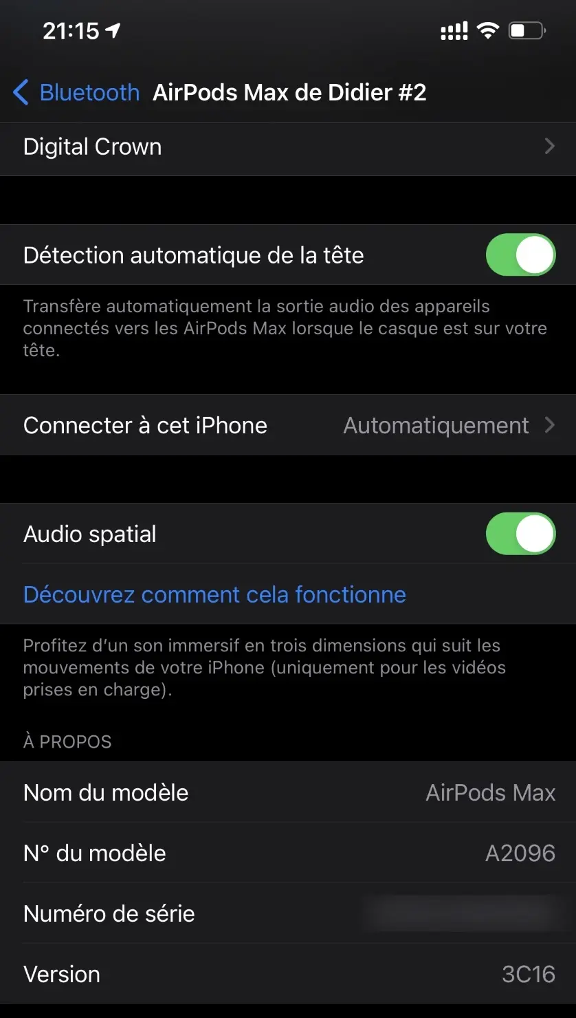 AirPods Max : un nouveau firmware qui pourrait corriger les soucis de batterie